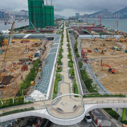 The Kai Tak Sky Garden was designed to evoke the former airport’s runway, the site of which it sits atop. Photo: Winson Wong