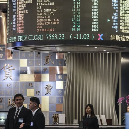 The Hong Kong stock exchange’s Connect Hall, in Central on August 24, 2018. The enthusiasm of mainland companies seeking to list in Hong Kong remains unabated. Photo: Sam Tsang