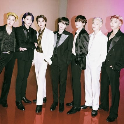 BTS, who will celebrate their eighth anniversary on June 13, are the first group ever to have their first three singles hot three No 1 hits debut on the Hot 100 singles chart. Photo: Big Hit Music