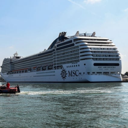 Celebrities and Venetians are up in arms about the cruise ship which sailed through Venice, Italy this week despite official promises of a ban on such traffic. Photo: Andrea Pattaro/AFP