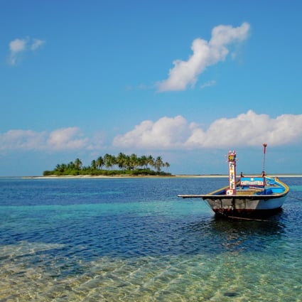 A boat moored in Lakshadweep waters. Photo: Shutterstock