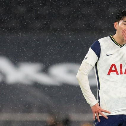 Tottenham Hotspur's Son Heung-min in action for Spurs in the English Premier League. Photo: Reuters