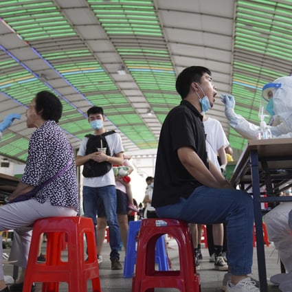 Authorities in Guangzhou say that more than 16 million people have been tested for the coronavirus as the city races to contain an outbreak. Photo: AP