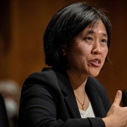 US trade representative Katherine Tai says the relationship between China and the US is marked by significant imbalance . Photo: AFP