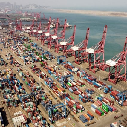 China’s exports grew by 27.9 per cent in May compared with a year earlier, while imports grew by 51.1 per cent last month. Photo: AFP