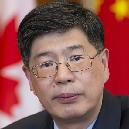 China's ambassador to Canada, Cong Peiwu, in 2019. The embassy has issued a statement denying that Beijing harasses opponents in Canada. Photo: Associated Press