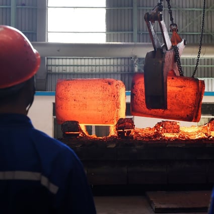 China’s National Food and Strategic Reserves Administration will sell 100,000 tonnes of metal stock next month. Photo: AFP
