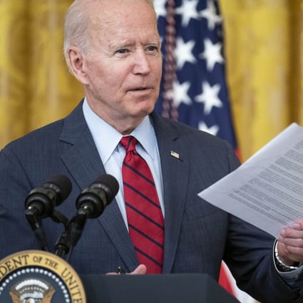 “Beijing has insisted on wielding its power to suppress independent media and silence dissenting views,” US President Joe Biden said on Thursday. Photo: UPI/Bloomberg