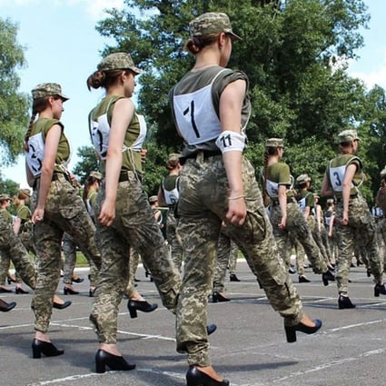 Female soldiers in the army