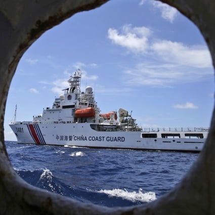 Chinese coastguard vessels have repeatedly ‘harassed Malaysian energy exploration’, the Asia Maritime Transparency Initiative said in its report. Photo: AP