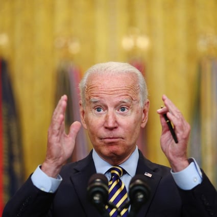 US President Joe Biden pushed back against the notion the US mission in Afghanistan had failed. Photo: EPA