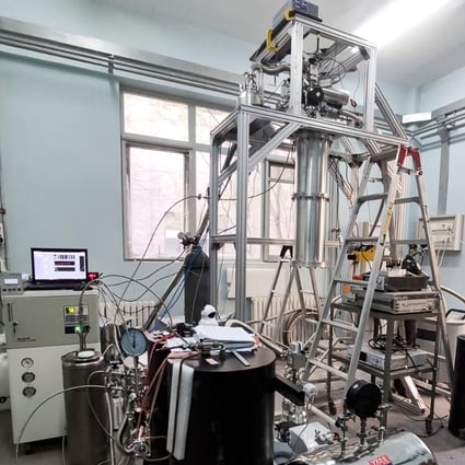 Prototype of a new “refrigerator” capable of reaching the ultra-low temperatures needed for quantum computing. Photo: Chinese Academy of Sciences