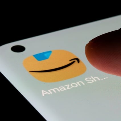 The Amazon app seen on a smartphone in this illustration taken on July 13. Photo: Reuters