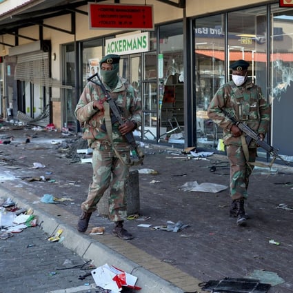 South Africa calls up army reserves to help end deadly riots | South ...