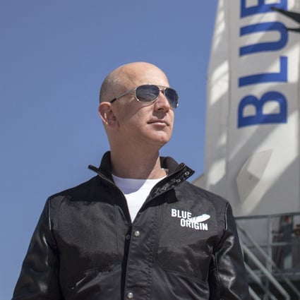 Jeff Bezos, founder of Blue Origin. File photo: AFP