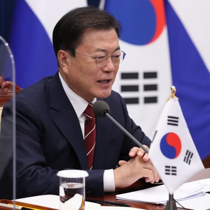 Reporters Without Borders in April described South Korean President Moon Jae-in as “a breath of fresh air” after a decade of conservative rule. Will the new law change that? Photo: DPA