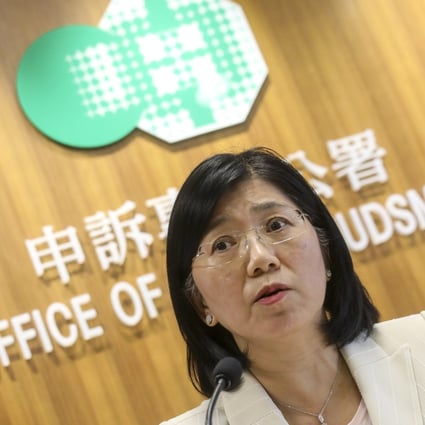 Ombudsman Winnie Chiu Wai-yin made some recommendations to the government. Photo: K. Y. Cheng