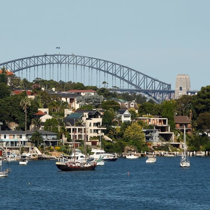 Houses by the waterfront in Sydney. In 2019 and last year, the city was ranked 4th and 3rd, respectively, globally in terms of luxury property price increases. Photo: Bloomberg