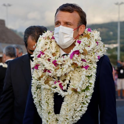 Macron In French Polynesia To Discuss Indo Pacific Strategy Legacy Of Nuclear Tests South China Morning Post