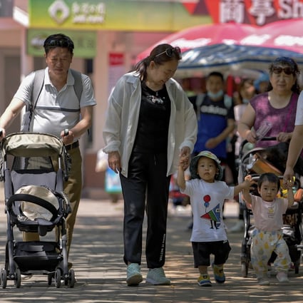 Responding to its 2020 census results, China introduced a three-child policy in May 2021 after Chinese mothers gave birth to just 12 million babies in 2020. Photo: AP