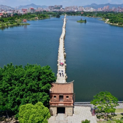 The ancient port city of Quanzhou in southeast China's Fujian province has been declared a Unesco World Heritage Site in recognition of its role as a global maritime trade centre in the Song and Yuan dynasties. Photo: Xinhua