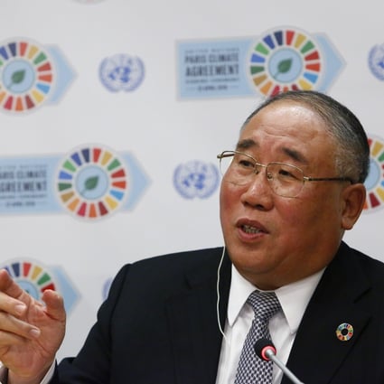 Xie Zhenhua, China’s climate change envoy, says US firms are keen to cooperate with their Chinese counterparts and promote green transitions. Photo: AFP