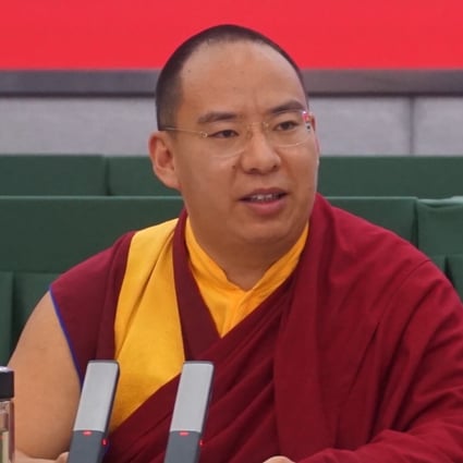 Gyaincain Norbu, the Panchen Lama chosen by Beijing, warned against “superstition” and said teachings should be about being more “diligent, wise, kind and active”. Photo: CNS