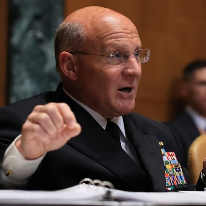 US Chief of Naval Operations Admiral Michael Gilday, in Washington last month. Photo: TNS