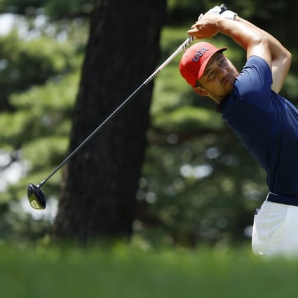 Xander Schauffele of USA claimed golf gold on the final day of competition at the Kasumigaseki Country Club. Photo: EPA