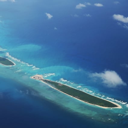 Part of the Paracel chain of islands in the South China Sea. Photo: AFP