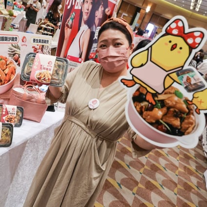 Many vendors, such as Happy Mama founder Jessica Leung, will be enticing shoppers with limited offers when the Hong Kong Food Expo kicks off next week. Photo: May Tse