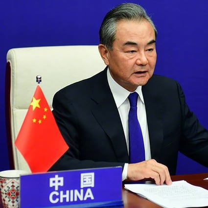 Foreign Minister Wang Yi said the US and other countries were “blatantly meddling” in China’s affairs. Photo: Weibo