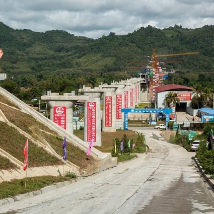 The China-Laos railway is one of the projects linked to human rights allegations in a new report. Photo: Bloomberg