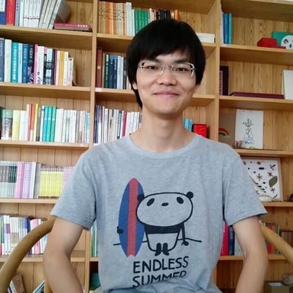 Cai Wei is one of two men who were detained by police and held in Beijing since April last year after publishing articles about the coronavirus outbreak in China on GitHub. On Friday, Cai and Chen Mei were sentenced to 15 months in jail but are expected to be released within days. Photo: Handout