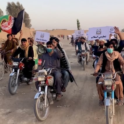 Pen Path has 2,400 volunteers running mobile libraries on motorcycles in Afghanistan. Photo: Handout