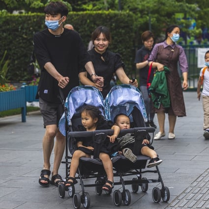 China’s overall population rose to 1.412 billion in 2020, but the number of new births fell for a fourth consecutive year to 12 million. Photo: EPA-EFE