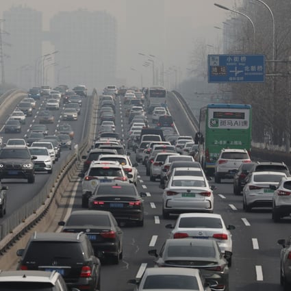 A highway in Beijing. China, the world’s largest emitter of carbon dioxide, accounted for 30.7 per cent of emissions globally last year, according to the BP Statistical Review of World Energy. Photo: Simon Song