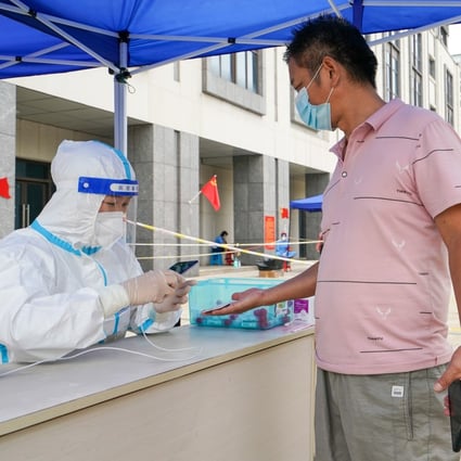 Mass testing has been part of the response as China has faced a fresh wave of infections. Photo: Xinhua