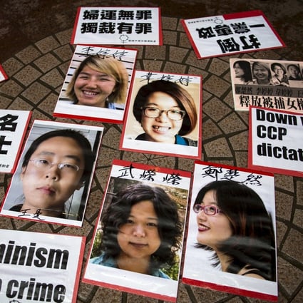 Five Chinese women's rights advocates are among those charged with “picking quarrels and provoking trouble”. Photo: Reuters