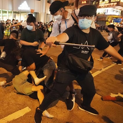 The violent aftermath of a June 4 vigil in Mong Kok last year. Photo: Felix Wong