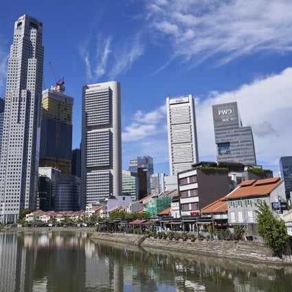 The central business district of Singapore. Photo: Bloomberg
