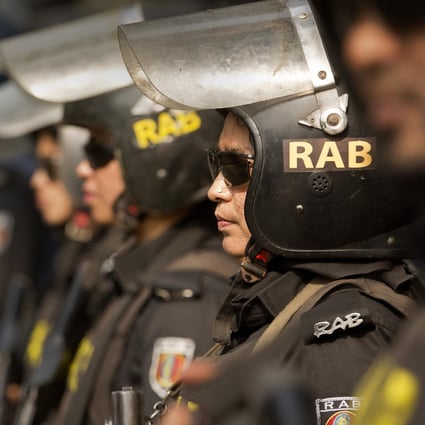 Bangladesh police’s elite Rapid Action Battalion, a unit focused on combating extremist groups. File photo: AP