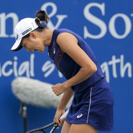 Zhang Shuai advanced to the quarter-finals of the Cleveland Open in Ohio on Wednesday. Photo: USA Today
