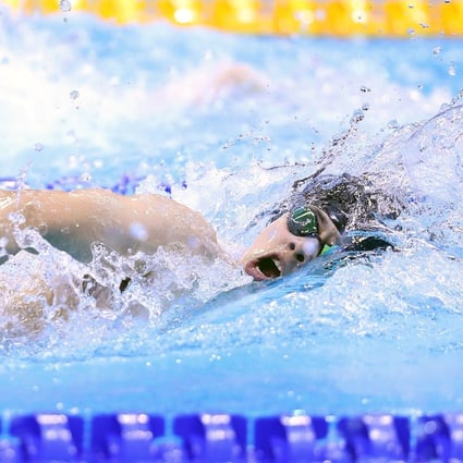 Hong Kong’s Tang Wai-lok, the defending Olympic champion in the men’s 200m free, missed out on reaching the final in Tokyo. Photo: James Chance/Getty Images