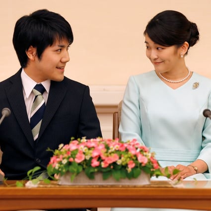 Princess Mako and Kei Komuro pictured in 2017. Photo: Reuters