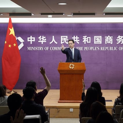 China’s Ministry of Commerce (Mofcom) holds regular press conferences. Photo: Xinhua