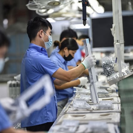 For the first 20 years of its membership of the WTO, China focused on traditional manufacturing. Photo: AFP