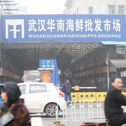 The Huanan market in Wuhan is one of the major focuses of investigation. Photo: Simon Song