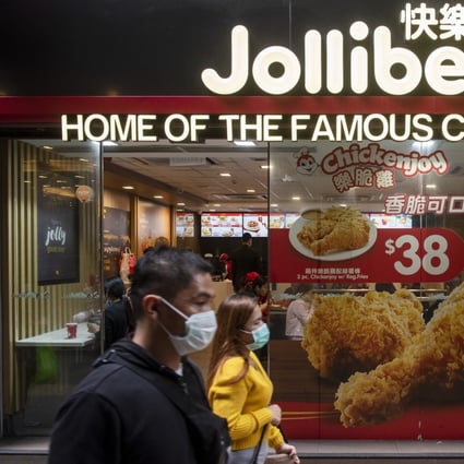 A Jollibee restaurant in Hong Kong. The company now owns 100 per cent of Tim Ho Wan through a unit, Jollibee Worldwide. Photo: Getty Images