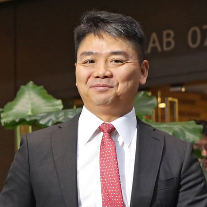 JD.com CEO Richard Liu poses after signing an agreement during a meeting between French leaders and business leaders in Beijing on January 9, 2018. Liu has become the latest tech tycoon to step away from day-to-day management of his business empire amid Beijing’s sweeping crackdown on the sector. Photo: AFP
